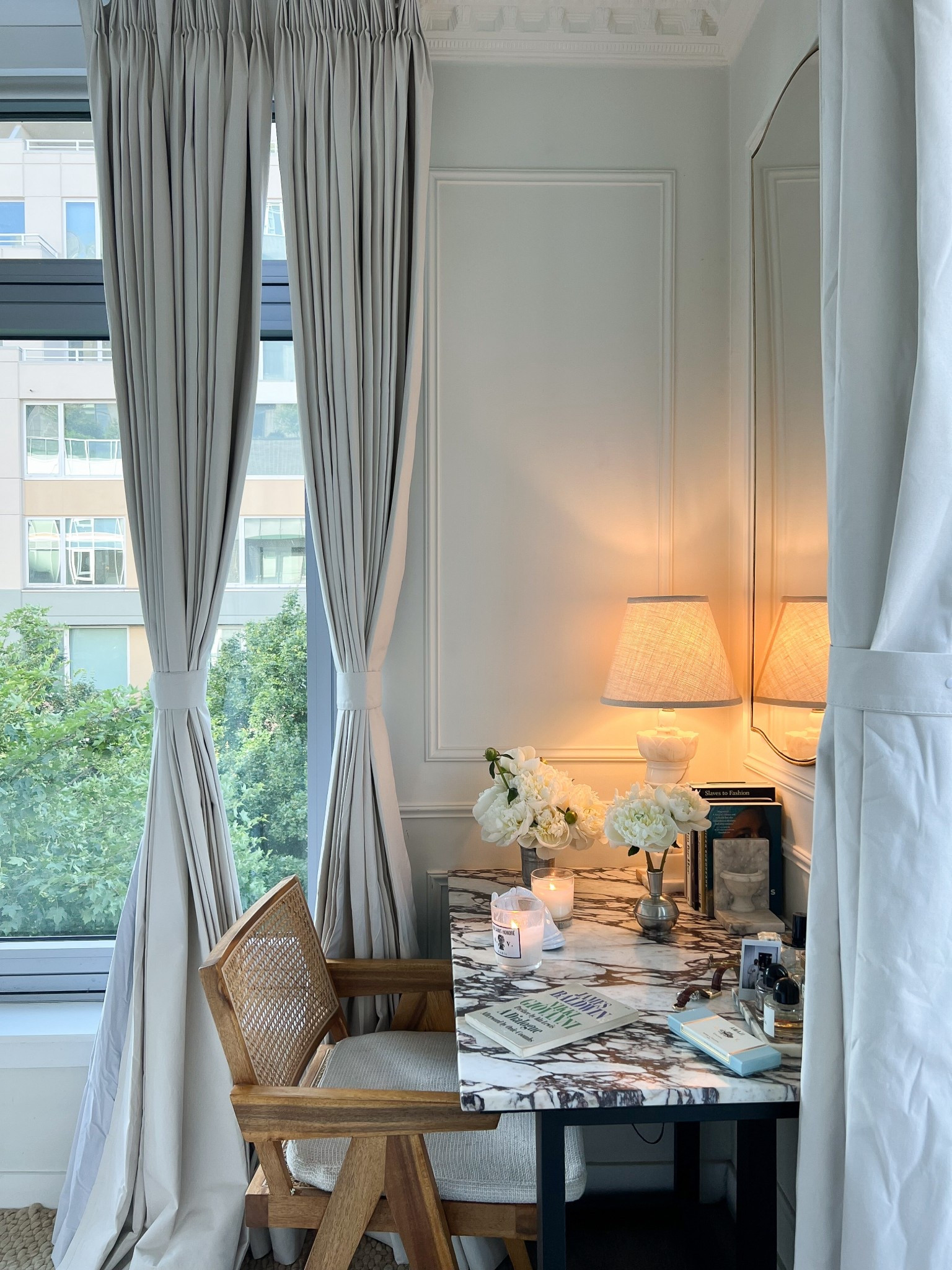 Lila blackout curtains in beige with triple tailor pleats.

#LTKHome