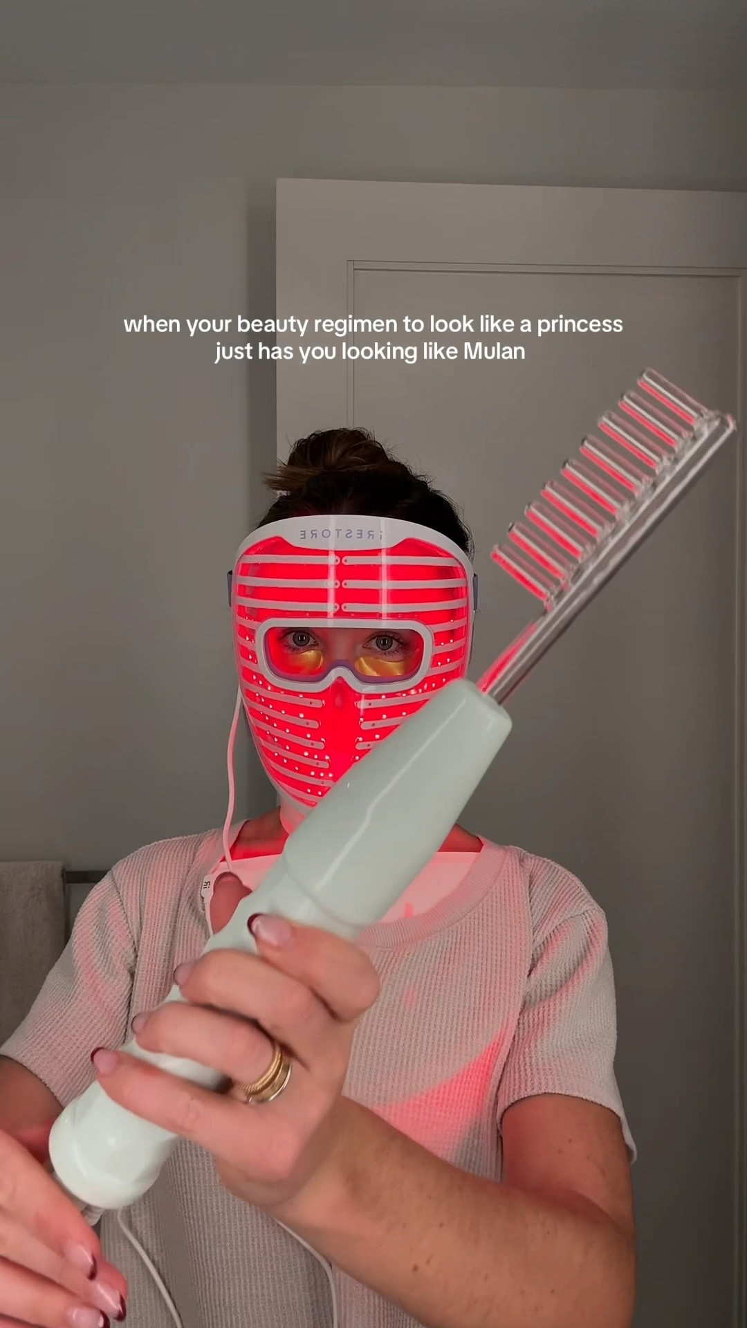 My fav anti-aging / skincare devices! 

Red light therapy devices for the face and neck have SO many benefits- including helping skin quality and improving collagen production which helps with fine lines and wrinkles! 

The high frequency wand is another staple! Helps with hair growth and has other attachments to help with acne and anti-aging!


#LTKBeauty