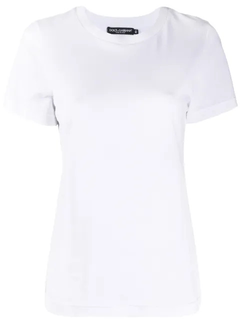 logo-patch slim-fit T-shirt | FarFetch (BR)