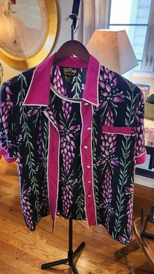 Vintage Bob Mackie Wearable Art To Wear 100 Silk Floral Blouse XL 90's QVC EUC | eBay US