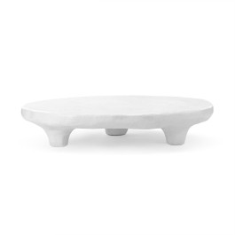 Isla Modern Organic Shaped Tripod Low Concrete Coffee Table | Eternity Modern