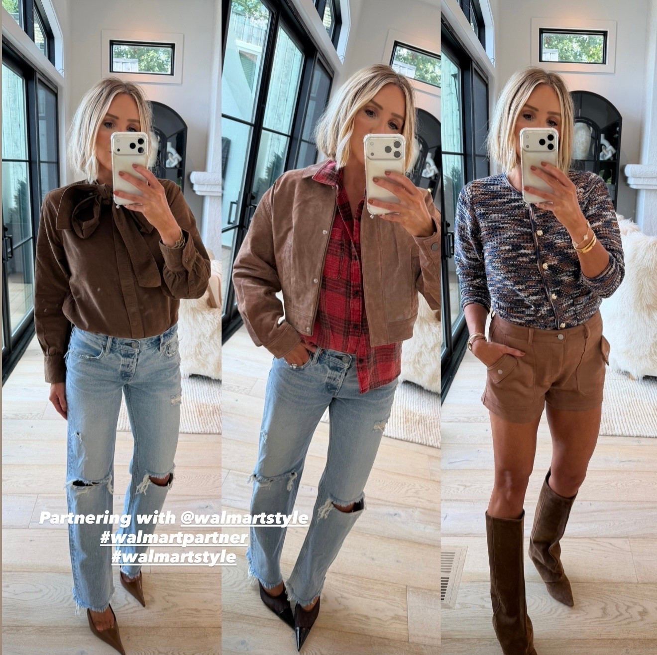Partnering with @walmartstyle to show you ladies my latest amazing fall fashion finds from Walmart! 🤎 #walmartpartner #walmartstyle