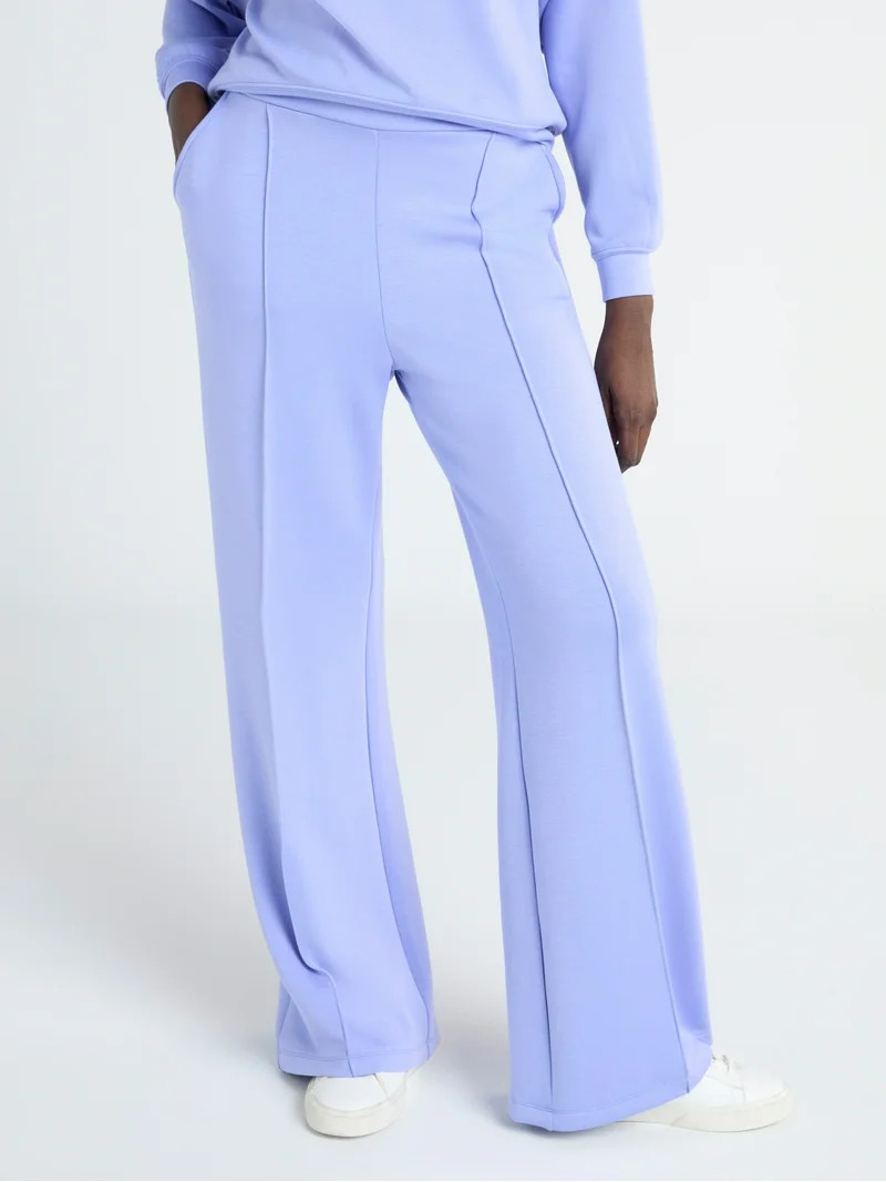 Scoop Women's and Women's Plus Ultimate ScubaKnit Seamed Trouser Pants, Sizes XS-4X - Walmart.com | Walmart (US)