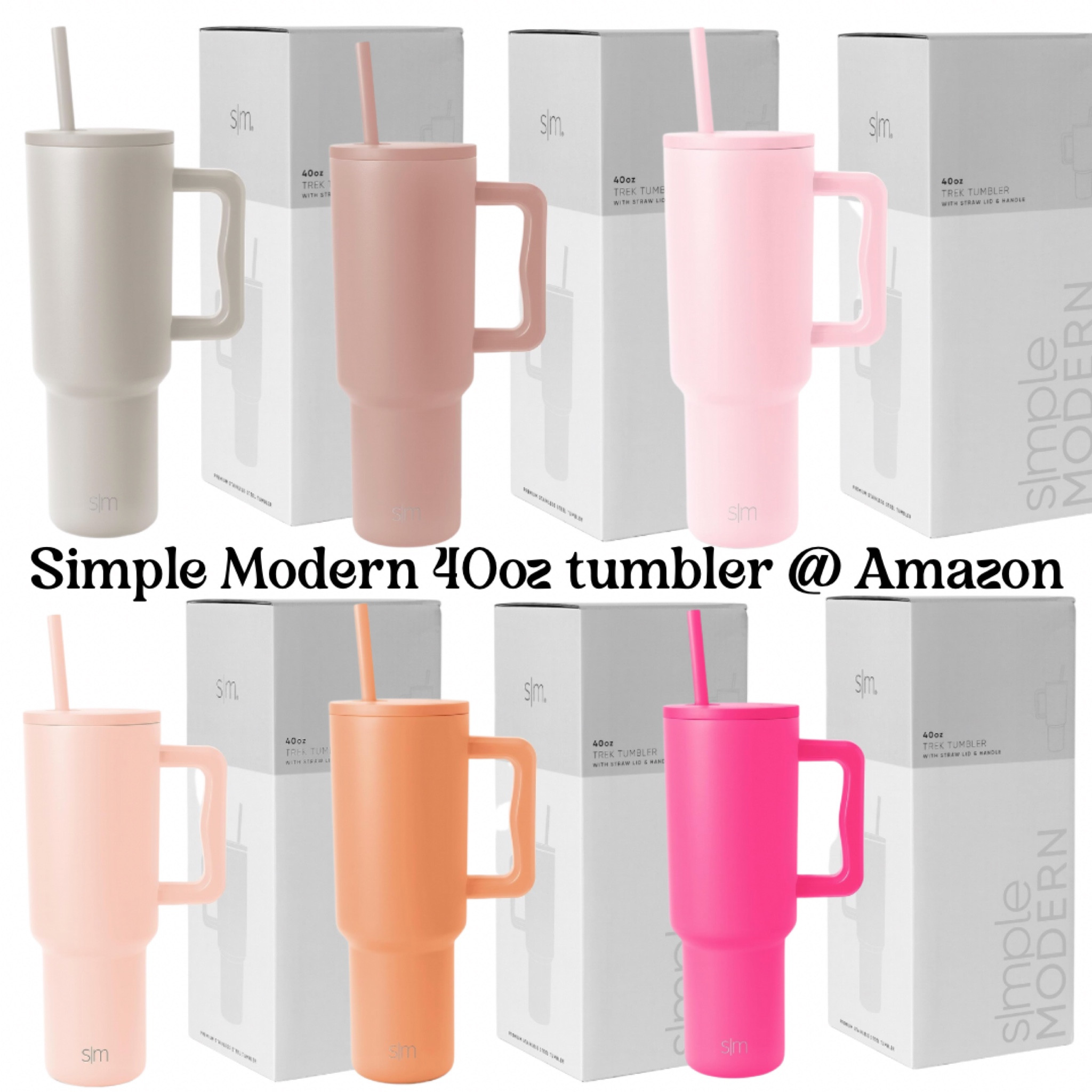 Simple Modern 40oz Tumblers @ Amazon ONLY $29.99 
My Favorite tumbler brand. Super cute colors (33!) - holds ice well! Doesn’t spill as easily as competitors  

#LTKGiftGuide #LTKxPrime #LTKfindsunder50