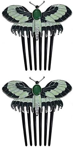 Titanic Rose Hairpin 2Pcs, Rose Butterfly Hair Comb Cosplay Costume | Amazon (US)