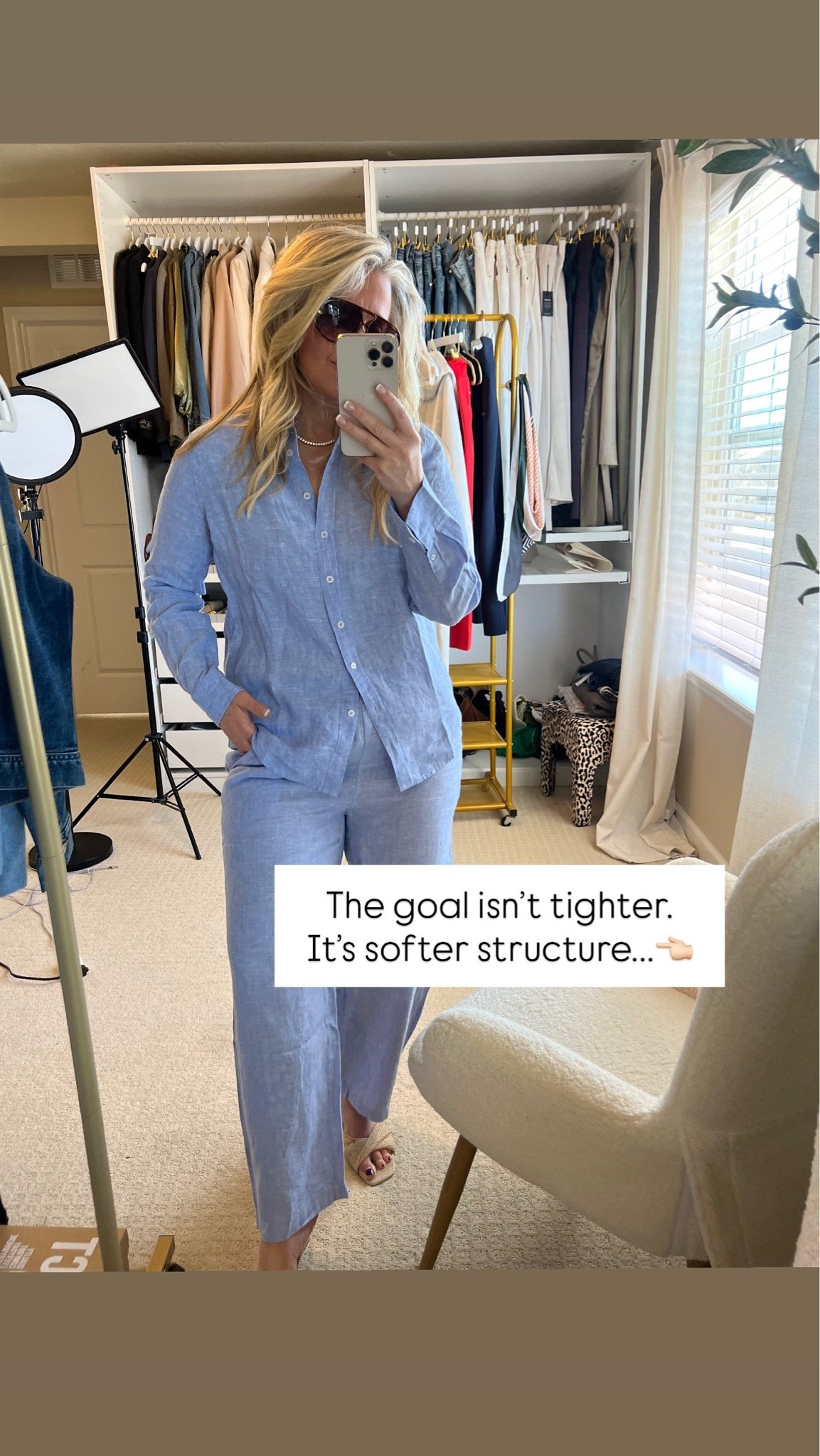 ✨Tap the bell, save and ❤️ for over 40 fashion, midlife style, midsize fashion and luxury looks for less. 

If getting dressed has felt harder lately… you’re not imagining it. 🤍

A lot of us were taught tighter clothes would make us look smaller.

But in midlife, that often creates more pulling, more tension, and more frustration.

What finally changed things for me wasn’t hiding my body…
It was learning how to dress WITH it instead.

That’s where Outfit Physics changed everything:

✔️ softer structure
✔️ pieces that skim instead of cling
✔️ balance instead of squeezing
✔️ comfort + polish together
And honestly?

Getting dressed started feeling easier again.

Comment RELIEF and I’ll send the pieces that are actually working for me right now. ✨

Follow @over40andmidlife for midlife style that supports us not fights us.


👑"Helping you look good, feel good!" - Lindsey Denver

#LTKOver40 #LTKPlusSize #LTKMidsize

Comment SHOP below to receive a DM with the link to this post on my LTK ⬇ https://liketk.it/6dm84