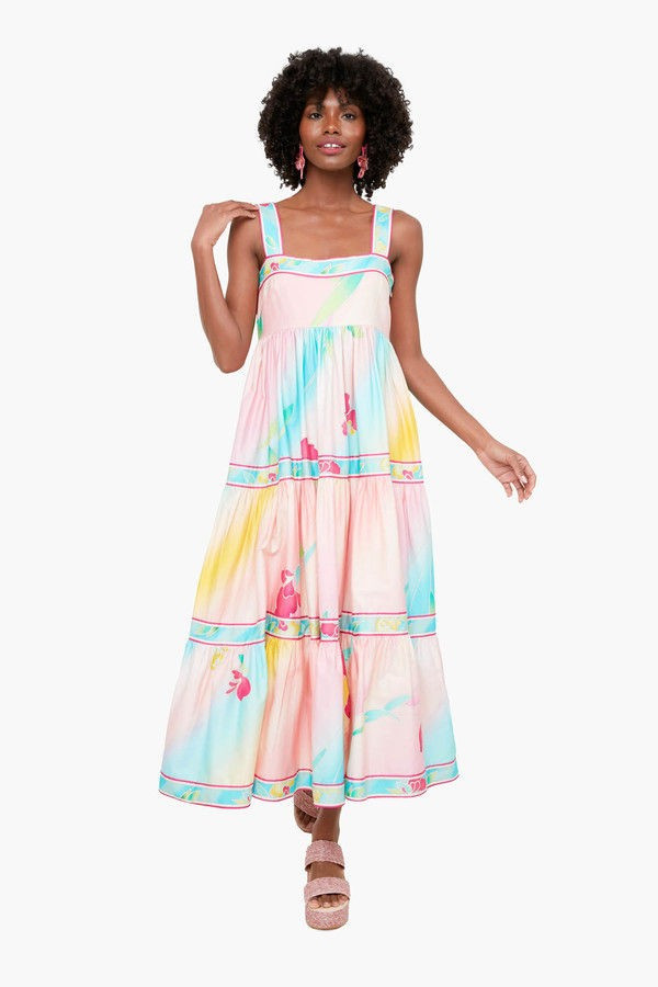 Gradiation Multi Flower Rita Dress | Tuckernuck (US)