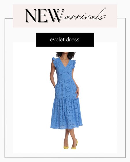 This blue eyelet dress would be the perfect Easter dress!