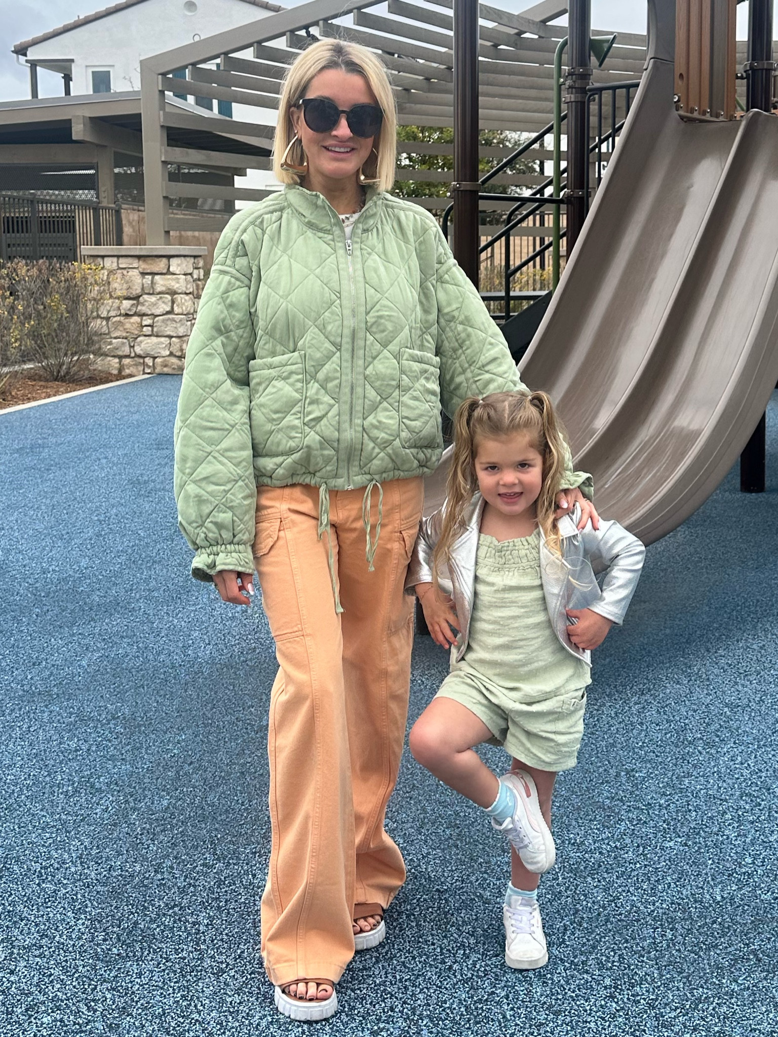 The jacket is a large, it's big on me but it was the only size. Otherwise I would've got a medium or small 