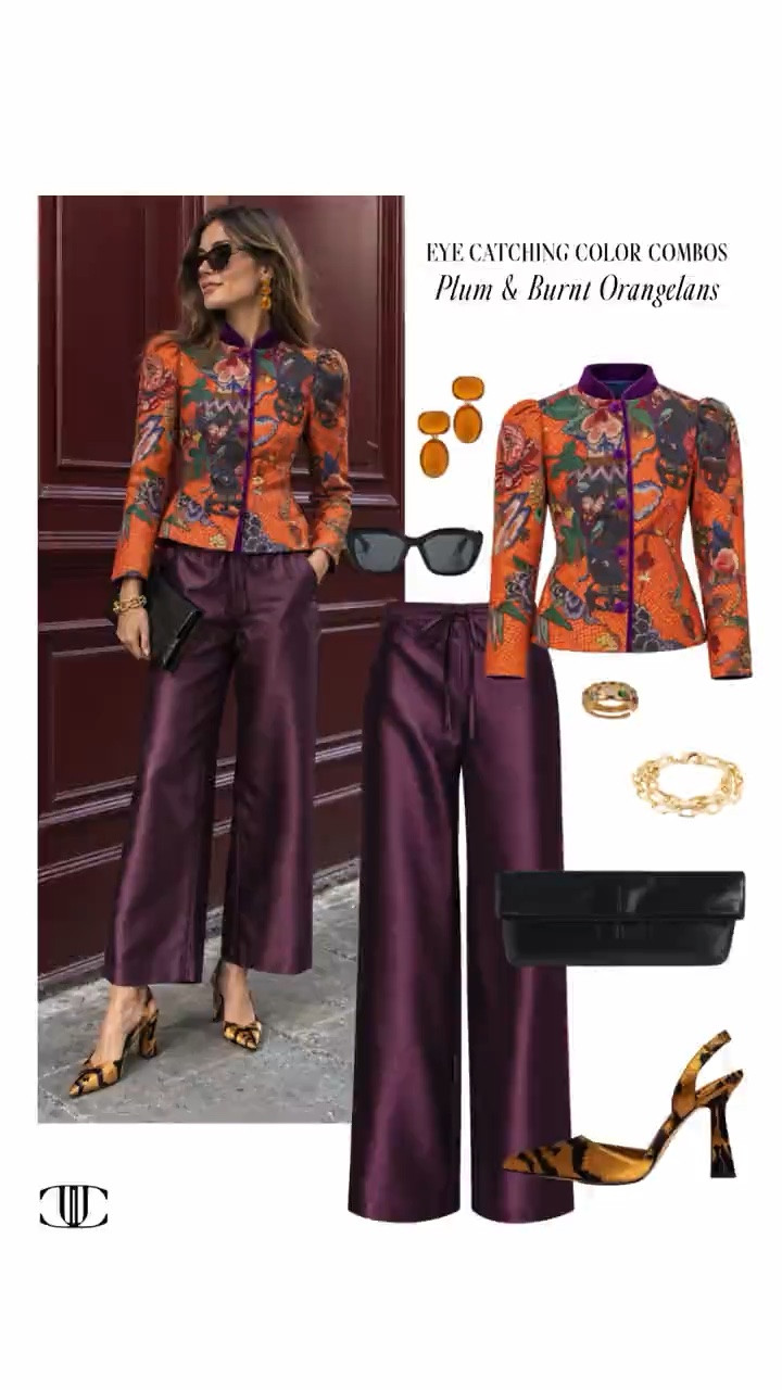 🎨 Fall color is having a moment, and I am loving every second of it.
In Made You Look, I’m sharing 9 head-to-toe fall looks built around unexpected color combinations like plum + burnt orange, brown + marigold, and teal + apple green.
Use these pairings as a starting point, then make them your own—swap purple for cobalt blue, marigold for butter yellow, or burnt orange for blush pink. The whole point is to have fun with color and try something a little unexpected.
Tap to shop all 9 looks and find a new color combo to inspire your fall wardrobe. ✨🍂
#LTKStyle #FallColor #FallFashion #ColorCombos #FallOutfits #DopamineDressing #OutfitInspiration #AutumnStyle #LTKFinds

#LTKootd #LTKSeasonal #LTKOver40
