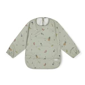 Lalo Smock Bib - Long Sleeve Baby Bib, Elastic Cuffs for Comfort, Large Catch-All Pocket, Waterpr... | Amazon (US)