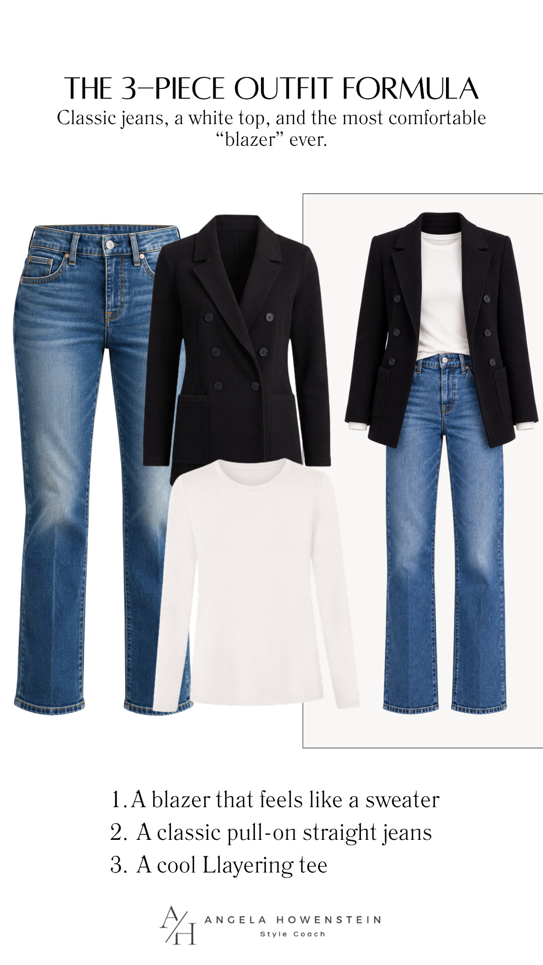 The 3-piece outfit formula: classic jeans, a simple white top, and the blazer that’s secretly a sweater. It looks like a blazer. It feels like your favorite cardigan. 168 of you found that out this weekend! And the best part? All three pieces are from one store and easy to link.

👩‍💻 LTK PRO TIPS
❤️ Heart = Support my posts ;-)
🔖 Save = Get sale & restock alerts for the things you love!
📋 Lists = Keep favorites organized (List ideas: Christmas, Birthdays, and Vacations!)
📲 Share = Send lists and products to a friend (or your daughters like me).
💬 Comment = Ask me anything, and I’ll answer. ;-) 

 #LTKootd #LTKSeasonal #LTKOver40
