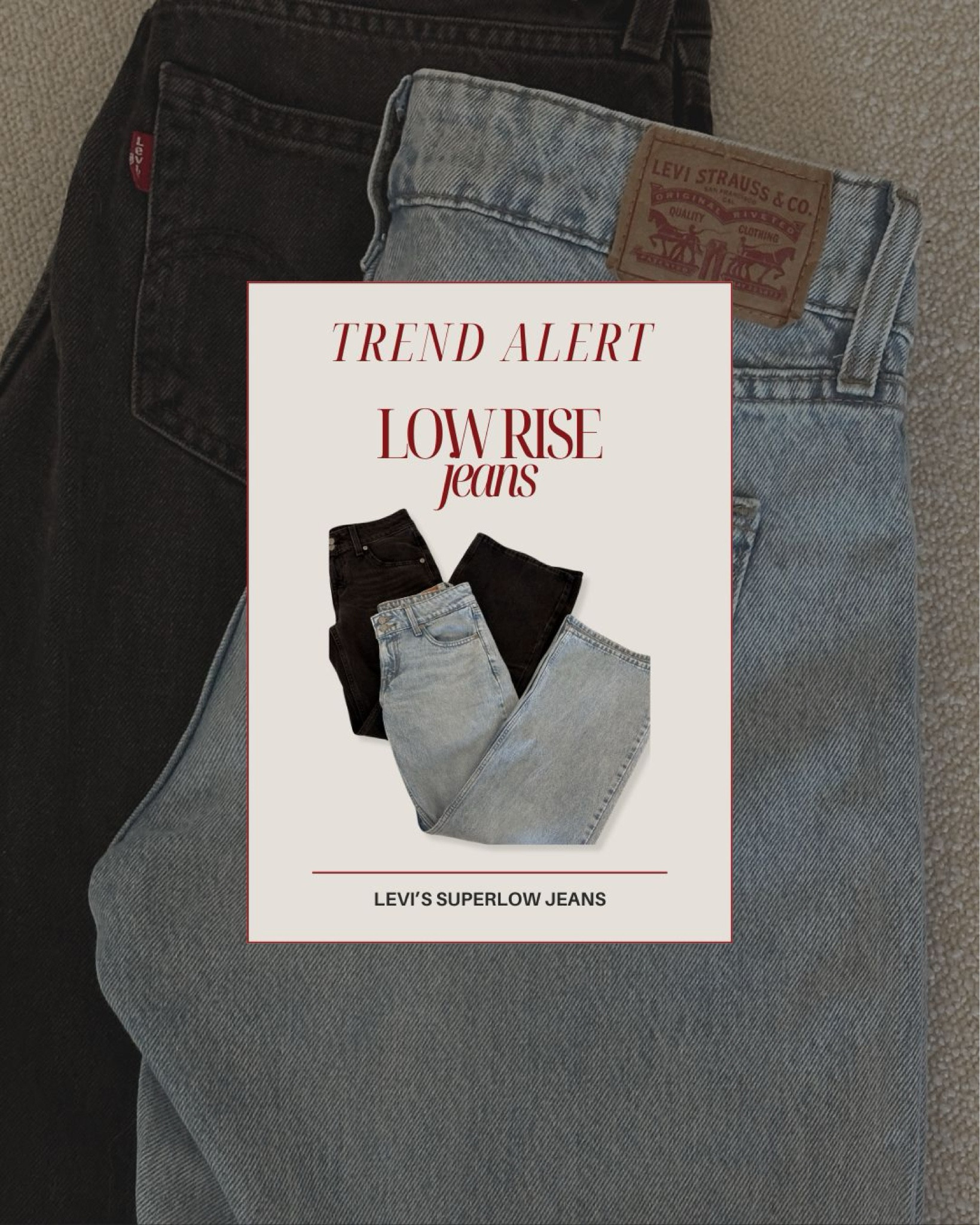 If you’re wanting to try the low rise jeans trend these are the perfect jeans for you! They are so flattering and comfortable. I’ve been loving these! I find they run a tad small, I’m usually a 25 but I got a 26 in the pairs I bought. 

#LTKStyleTip #LTKFindsUnder100