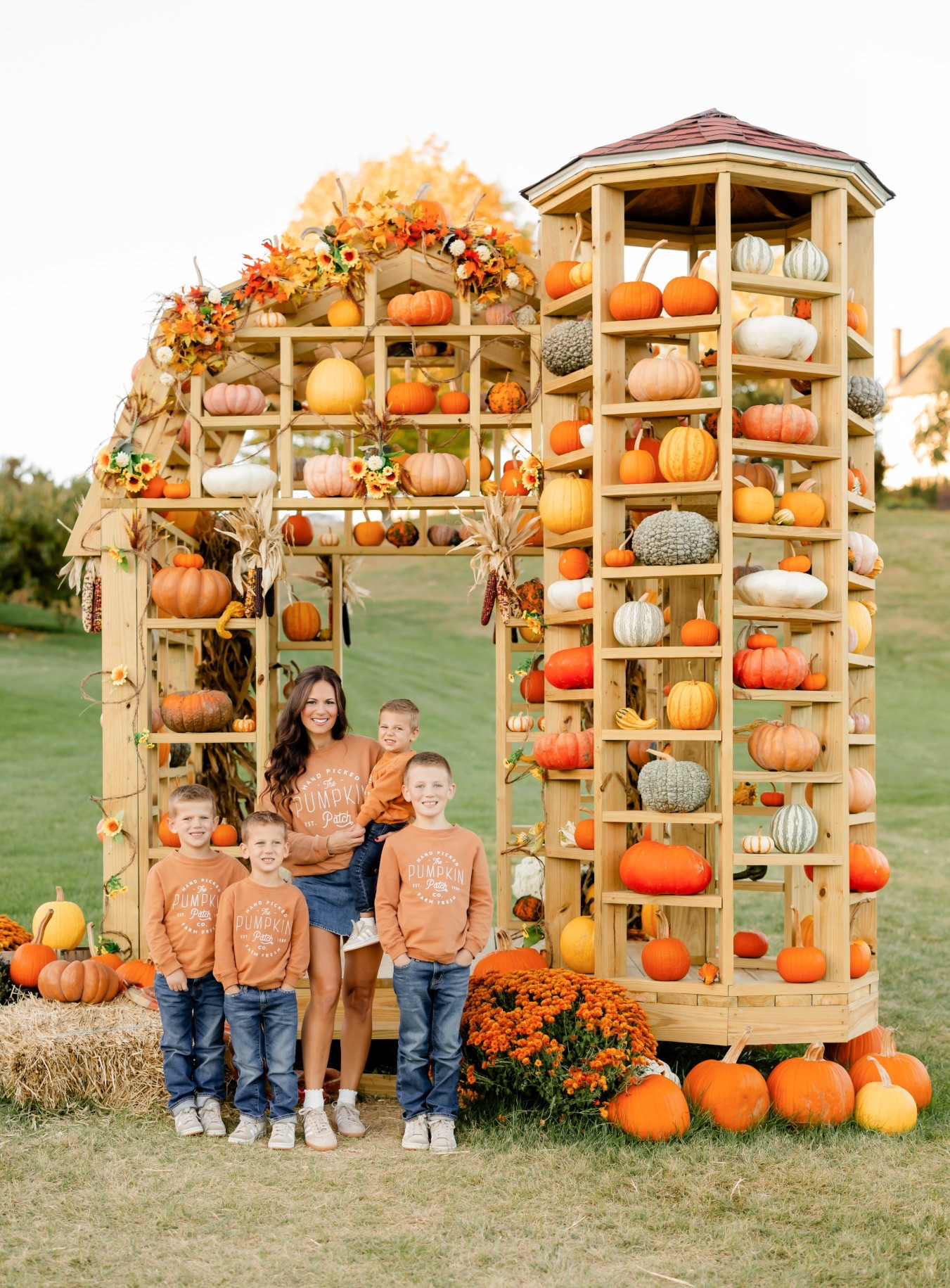 Fall outfits. Fall fashion. Fall sweatshirts. Family outfit. Pumpkin patch outfits. Mother and son outfits. Mommy and me outfit. Matching family outfits. Boys outfit. Boys fall outfit. 

#LTKKids #LTKStyleTip #LTKFamily