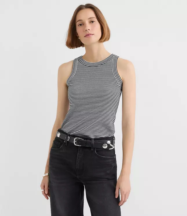 Striped Perfect Tank | LOFT