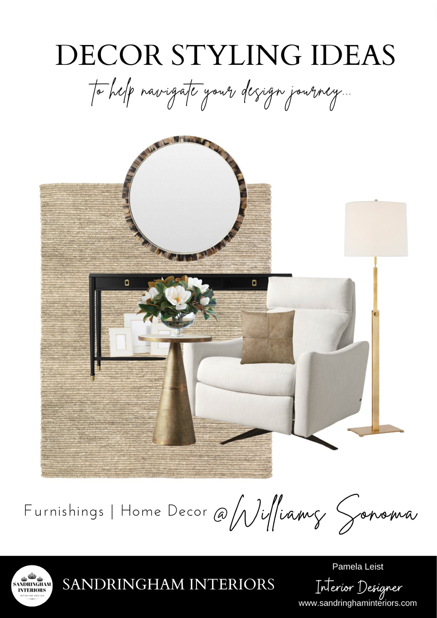 Home Decor Finds from Williams Sonoma

Swivel Chair
Rocking chair
Glider
Recliner chair
Console table
Rugs
Floor lamps
Wall mirrors

#LTKFind #LTKhome