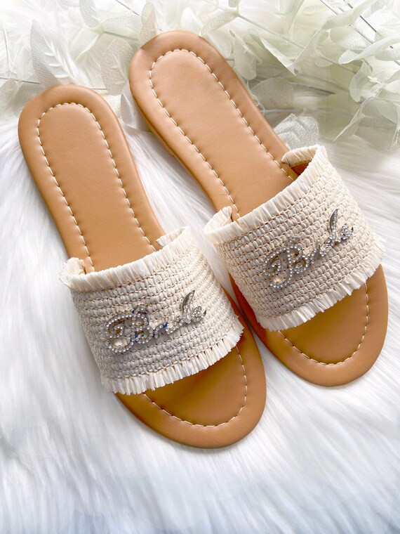 Bride Sandals Flip Flop Wedding Bride Flip Flops Bride | Etsy | Etsy (US)