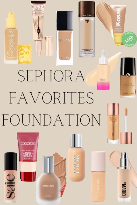 My favorite Sephora foundations! These foundations are really great, they go from sheer, light, medium and full coverage. Your skin looks beautiful which type of foundation you choose. These are some of the tops foundations at Sephora and if you haven’t tried them yet add them to your carts. #foundation #sephorafavorites #sephorafoundations #topfoundations #dewyfoundations #lightcoveragefoundation #mediumcoveragefoundation #sephoratoppicks #sephora #makeup #facemakeup

#LTKfindsunder100 #LTKbeauty