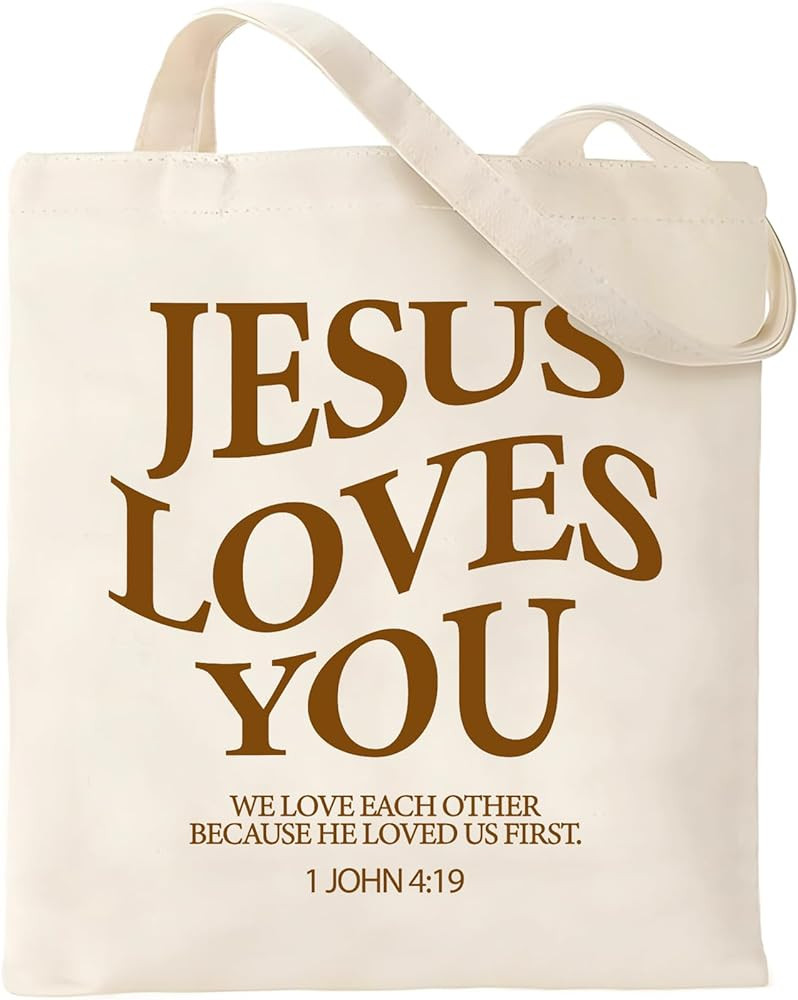 Haukea Aesthetic Canvas Tote Bag for Women Cute Cloth Trendy Tote Bags with Zipper Pockets Cotton... | Amazon (US)