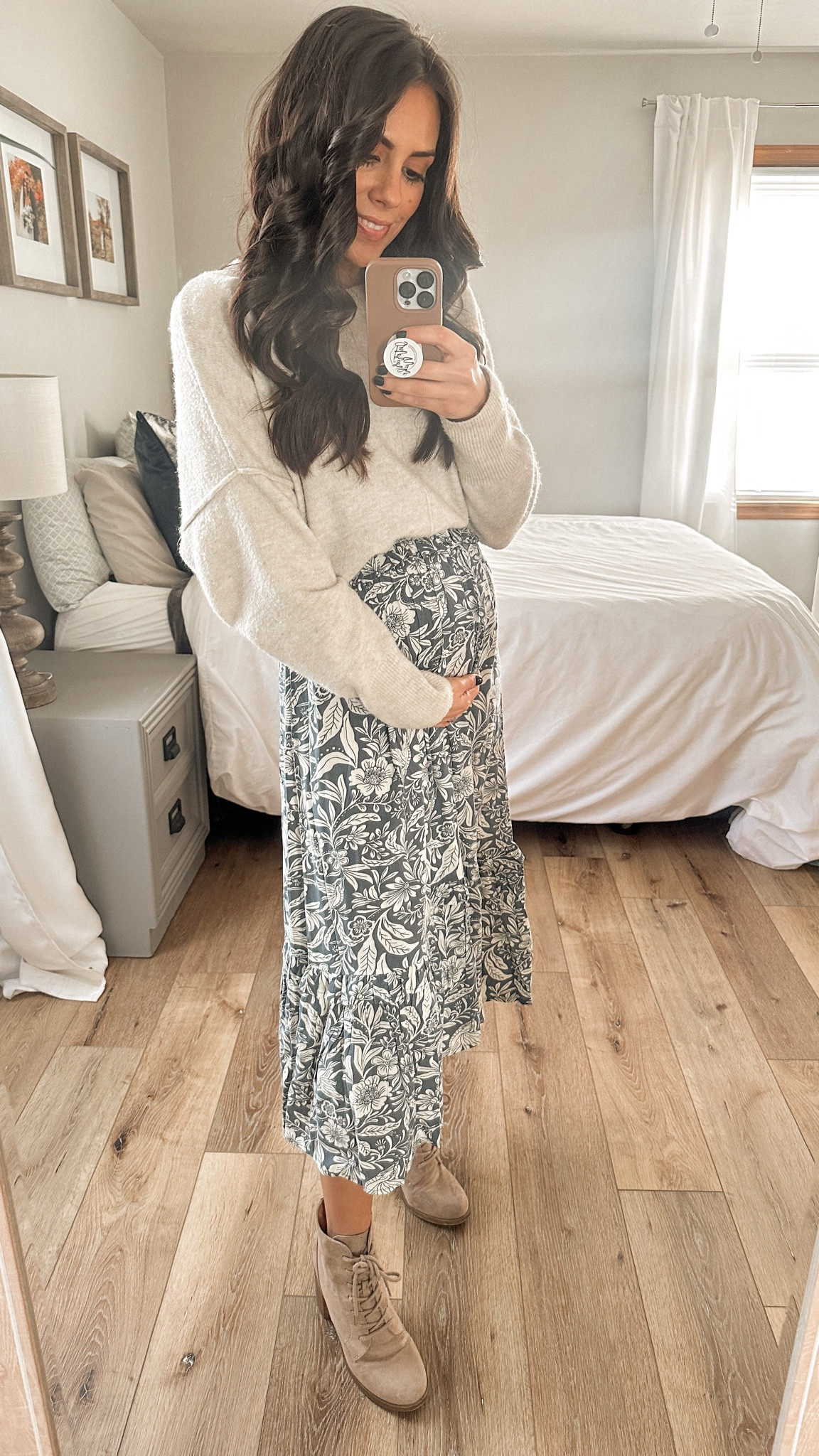 Spring pregnancy outfit🦋 

#LTKSeasonal #LTKbaby #LTKbump