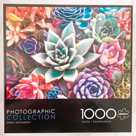 Jigsaw puzzle, succulent puzzle, adult puzzle, hobbies, game night, family activity

#LTKhome #LTKfamily #LTKunder50