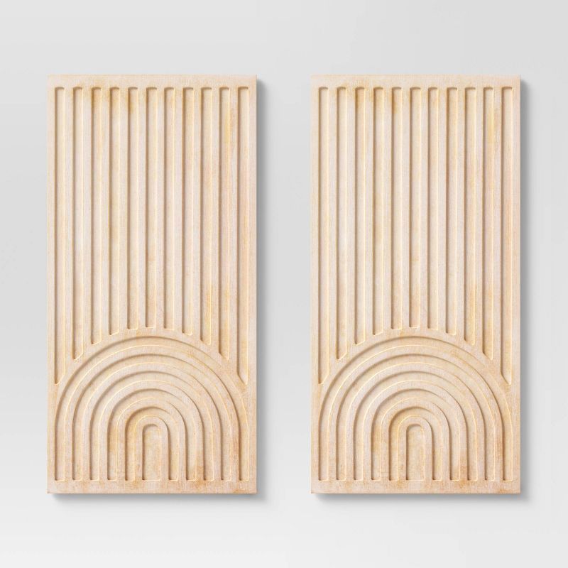 (Set of 2) Geometric Wall Panels - Threshold™ | Target