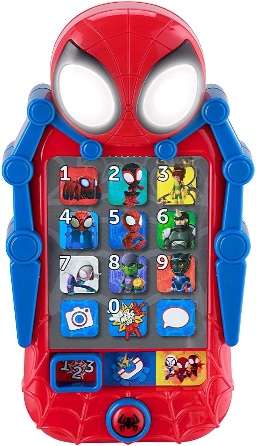 eKids Spidey and His Amazing Friends Toy Phone, Toddler Toys with Built-in Preschool Learning Gam... | Walmart (US)