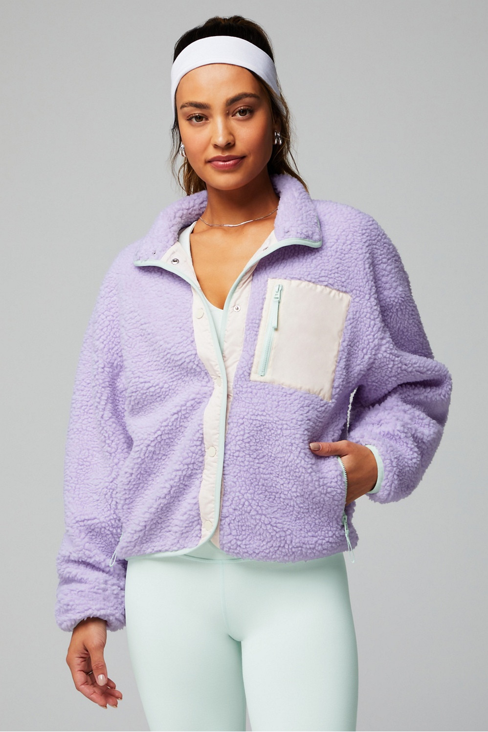 Tahoe Teddy Jacket | Fabletics - North America