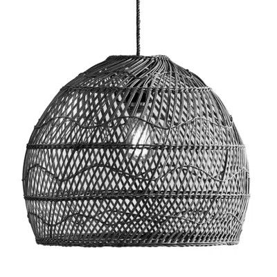 Ludvik 1 - Light Black LED Dome Pendant | Wayfair North America