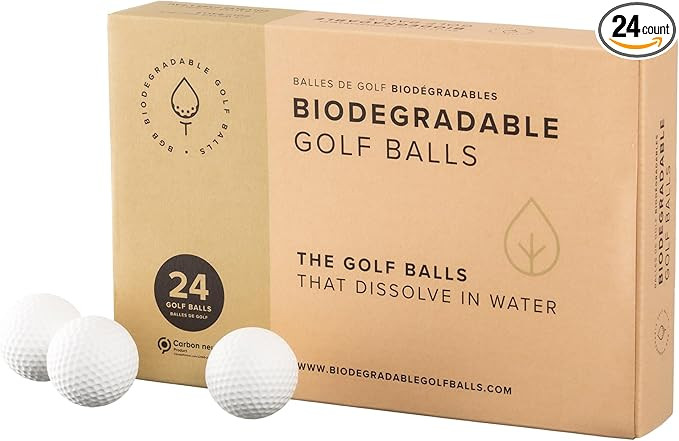 Biodegradable Golf Balls BGB Water Dissolvable | Eco Friendly Golf Gift | Water Soluble | Perfect... | Amazon (US)