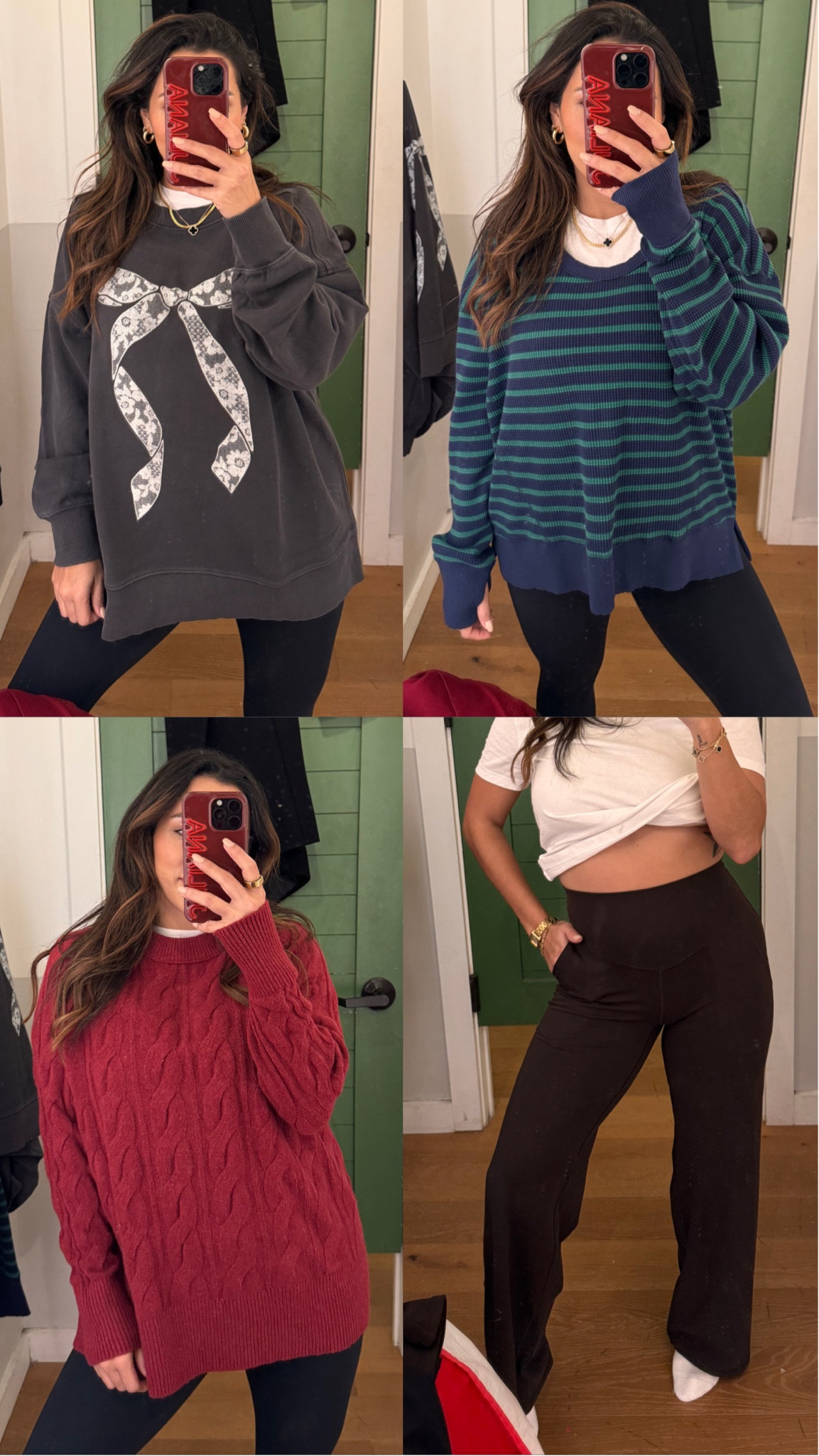 Aerie try-on haul what I got and what I want! Leggings 50% off @aerie 

Petite style, cozy, sweaters, leggings 

#LTKFindsUnder50 #LTKSeasonal #LTKGiftGuide