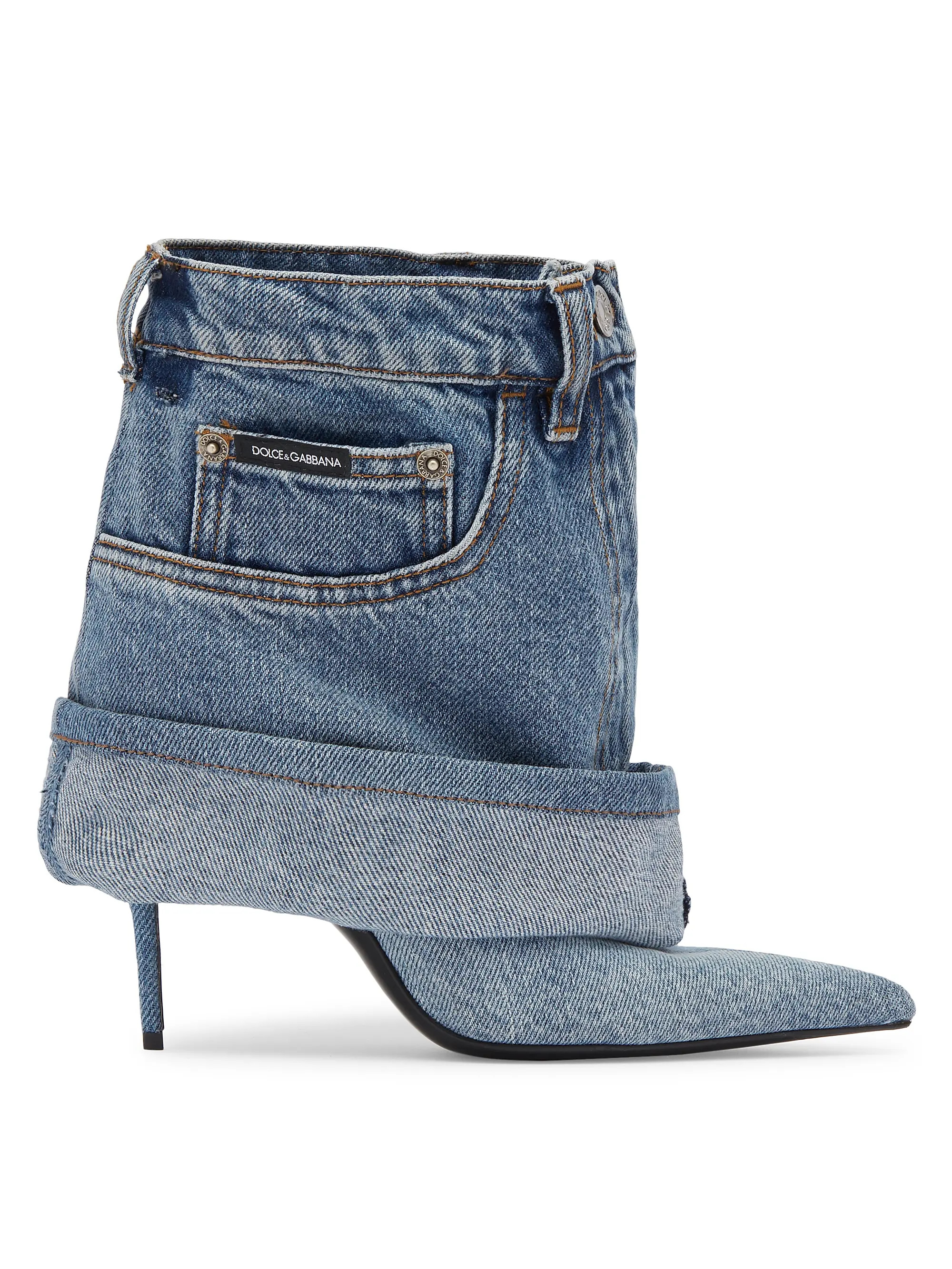 Denim Booties | Saks Fifth Avenue