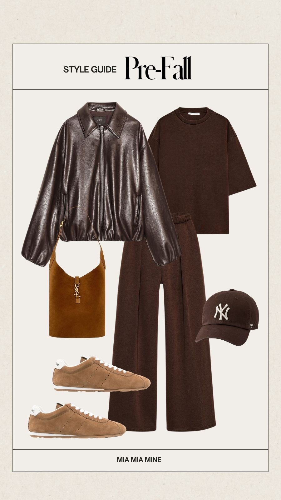 Zara fall outfit
Zara brown leather bomber jacket 
Zara brown loungewear set 
Saint Laurent suede bucket bag
Suede sneakers 



#LTKSeasonal #LTKFindsUnder100 #LTKFindsUnder50