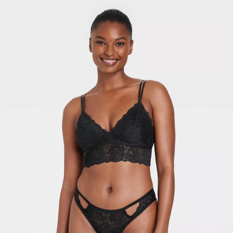 Women's Lace Longline Bralette - Auden™ | Target