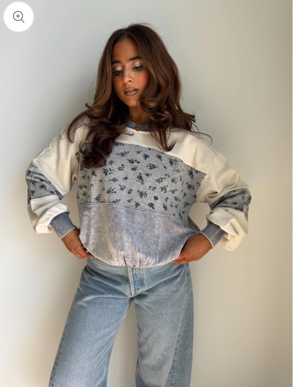 Fall in love with details—this floral patchwork long sleeve top blends cozy charm with timeless autumn style. 🍂🌸✨ Wearing small! 

#LTKTravel #LTKStyleTip #LTKSeasonal