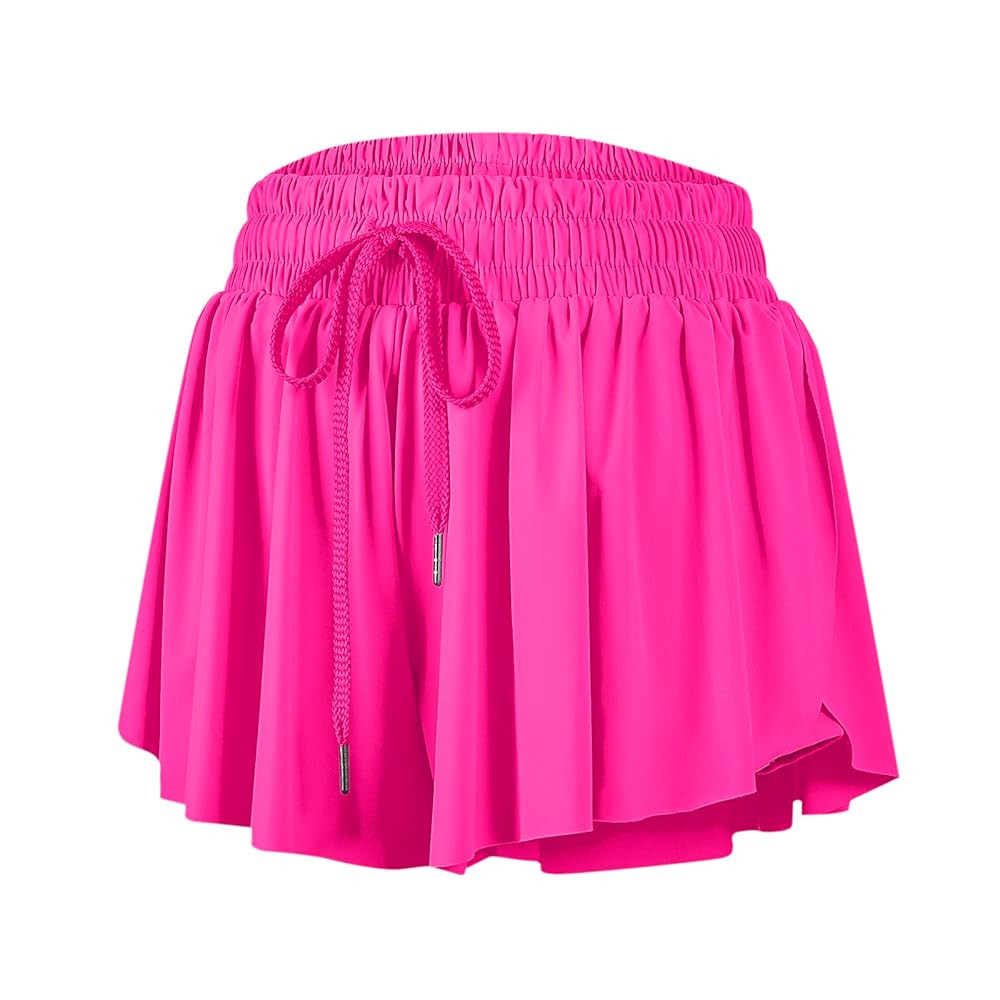 Blaosn Flowy Athletic Shorts for Women Gym Yoga Workout Running Short Pants Tennis Skort Skirt Cu... | Amazon (US)