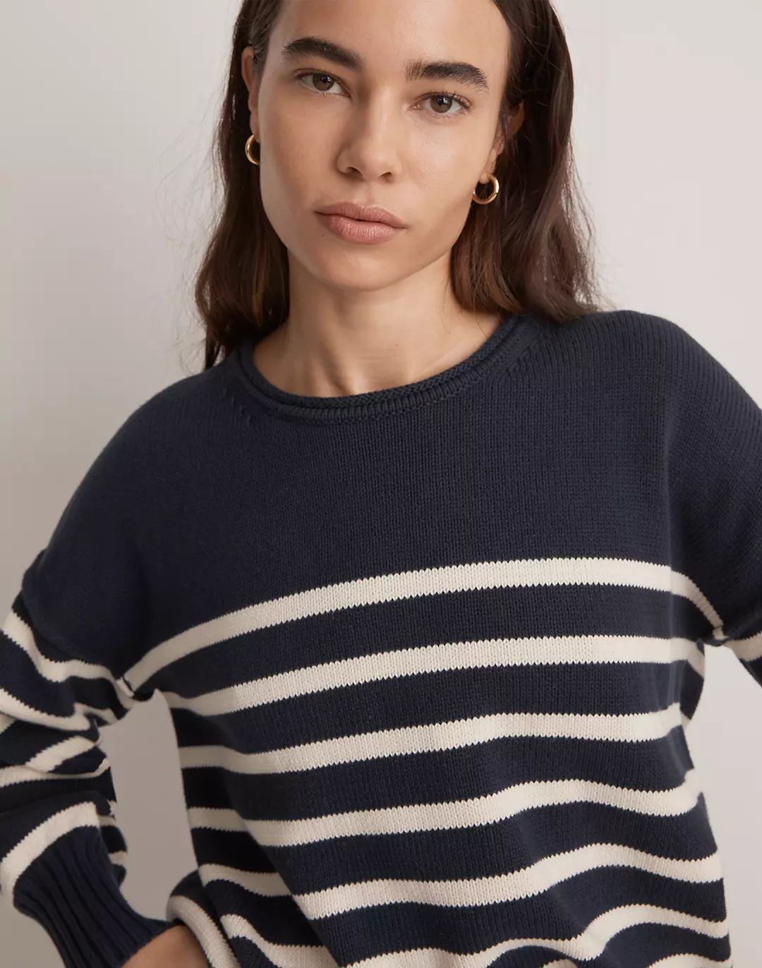 Conway Pullover Sweater in Nautical Stripe | Madewell