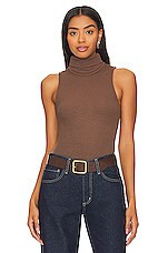 Lovers and Friends Blythe Bodysuit in Dark Mocha from Revolve.com | Revolve Clothing (Global)