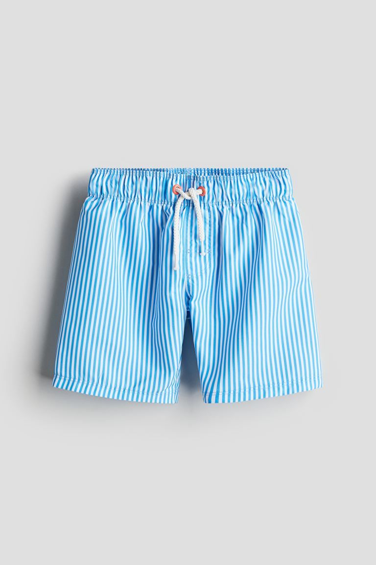 Swim Shorts - Blue/striped - Kids | H&M US | H&M (US + CA)
