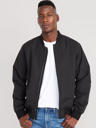 Water-Resistant Zip Bomber Jacket | Old Navy (US)