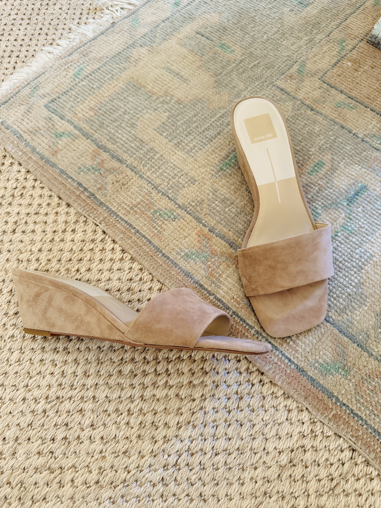 Cute dolce vita suede wedges on sale for $99