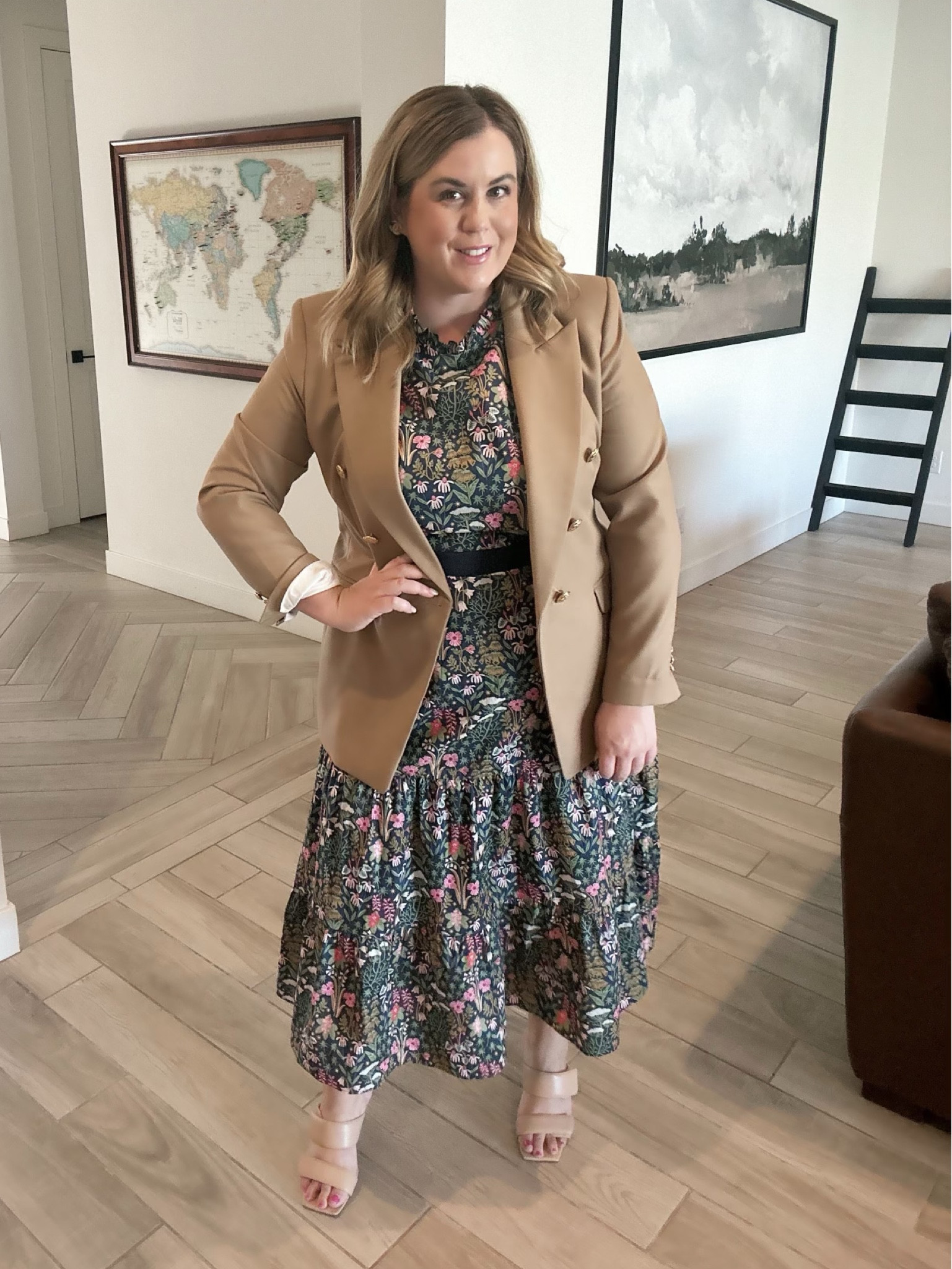 How can you showcase your style personality and authenticity at work, while still remaining professional and appropriate?!? 🥴

We suggest sporting a pattern of your choice! 👏Leopard 🐆 stripes 🦓 flowers 🌸 polka dots ⚫️ whatever patterns you love most!

One of the ways to keep a pattern professional for the workplace is throwing a blazer on over it 😊 a camel colored blazer is one of our favorites!

#LTKstyletip #LTKsalealert #LTKworkwear