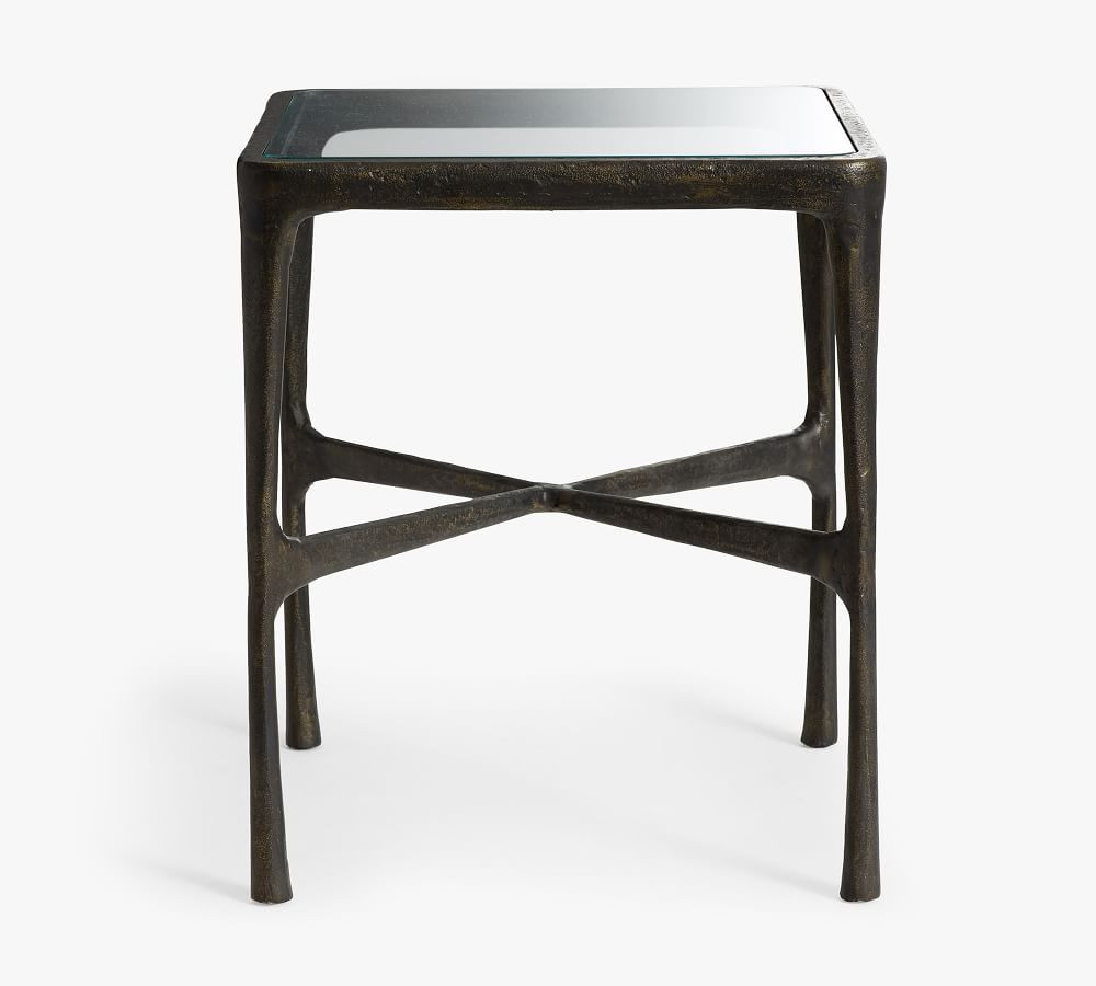 Bodhi 20" Square Metal End Table | Pottery Barn (US)