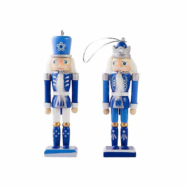 Blue & White Nutcracker Ornament Set | Caitlin Wilson Design