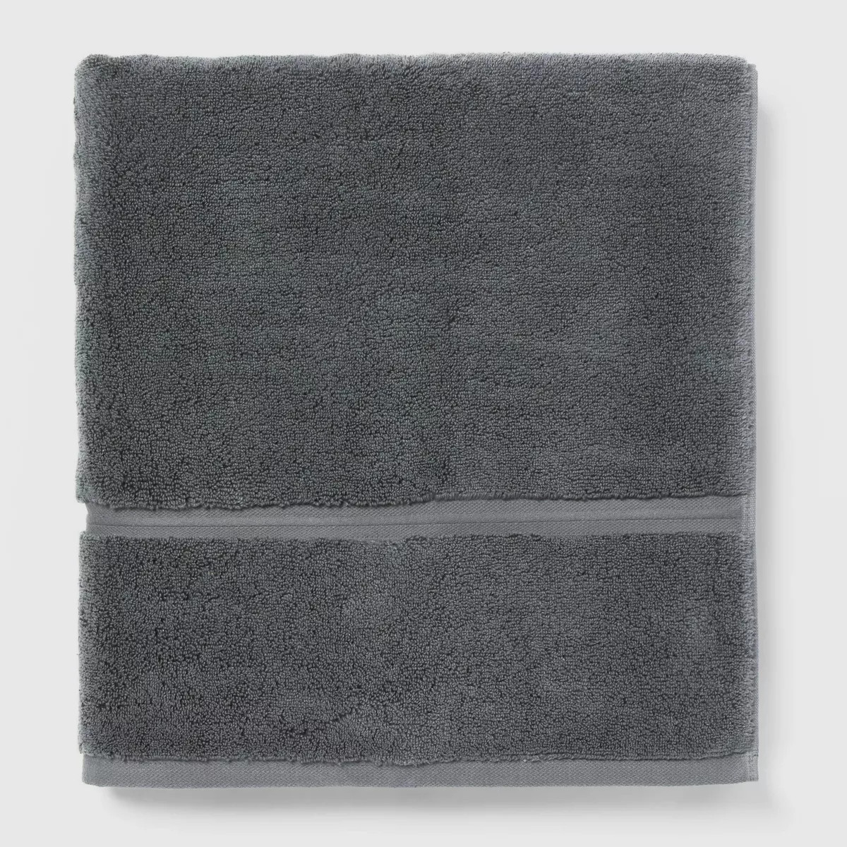 Spa Plush Oversized Bath Towel Dark Gray - Threshold™: 100% Cotton, Heavyweight Terry, Machine ... | Target