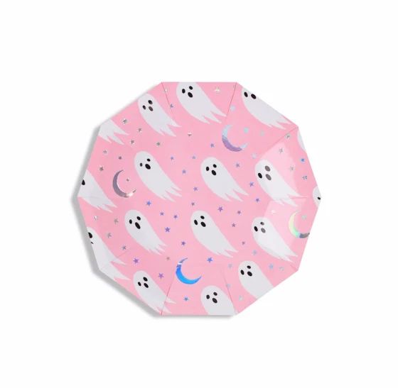 Spooked Pink Ghost Plates | Oh Happy Day Shop