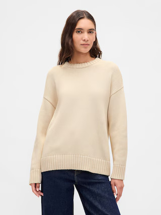100% Cotton Oversized Sweater | Gap (US)