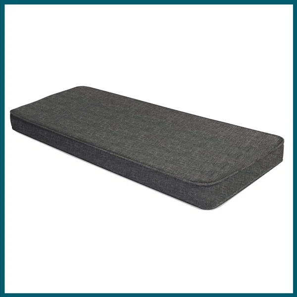 Ebern Designs 2" Bay Window Bench Seat Cushion – Customizable for Indoor and Outdoor Use | Wayfair North America