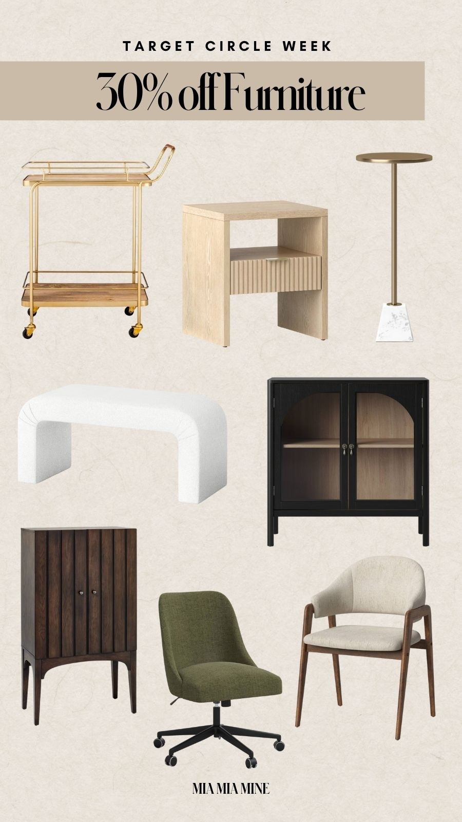 Target circle week deals
Save 30% off living room furniture, console tables, benches, kitchen furniture, office furniture 

#LTKHome #LTKSaleAlert #LTKSeasonal