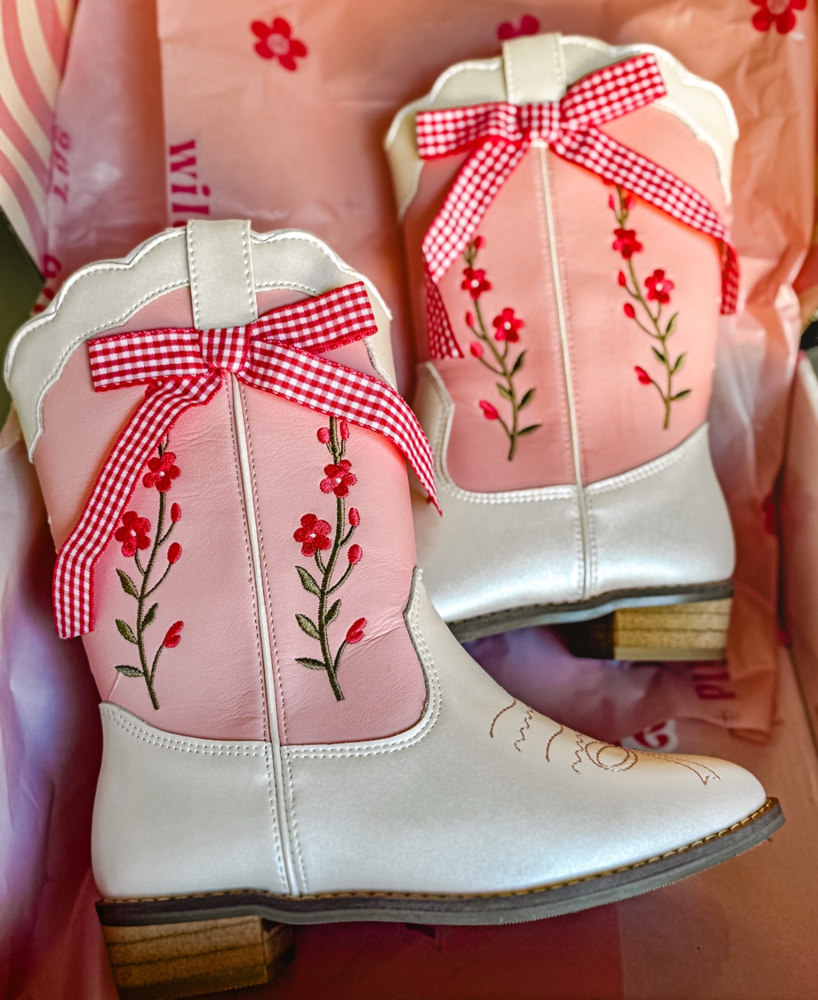 Cutest toddler + little girl cowgirl boots ❤️🌸🤠 floral boots, pink boots, toddler shoes, bow

#LTKKids #LTKmomlife #LTKBaby